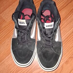 Vans Black and White Athletic Shoes